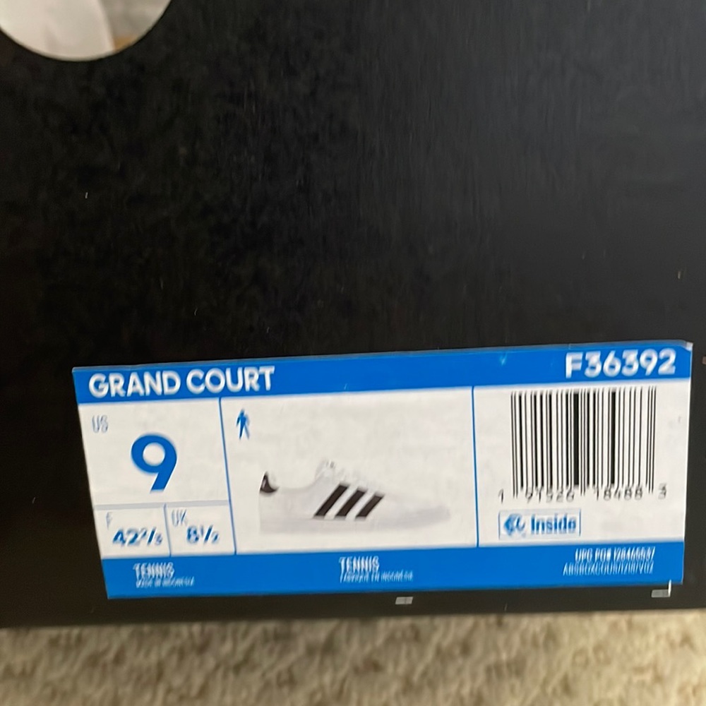 Adidas Grand Court Shoes Men’s Size 9 Brand New